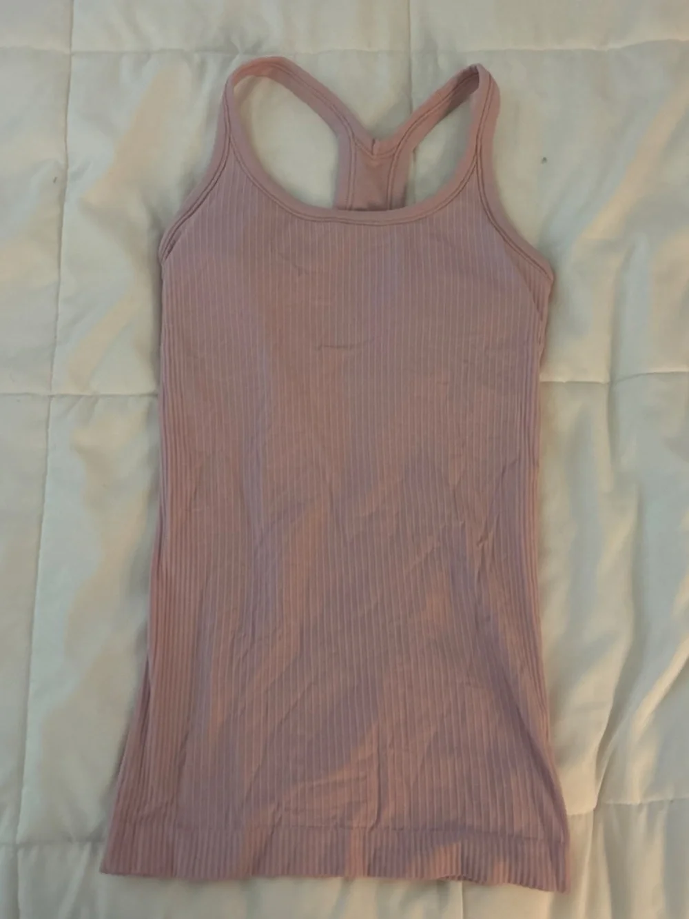 lululemon athletica Slim Ribbed Racerback Tank - Dusty Rose